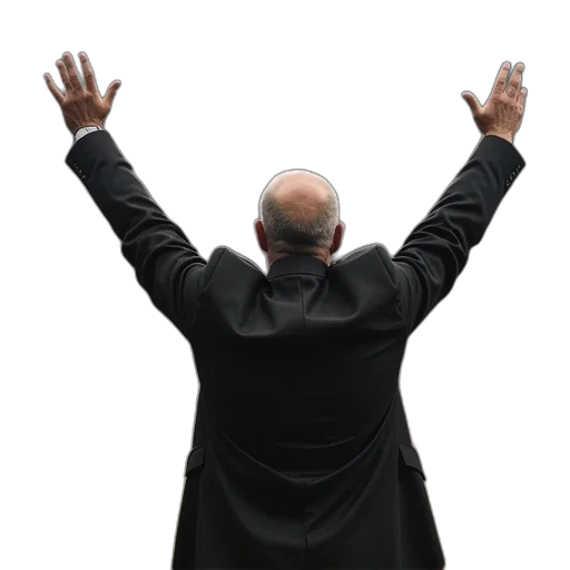 jacket, staff, umbrella, andrea transparent PNG cut-out