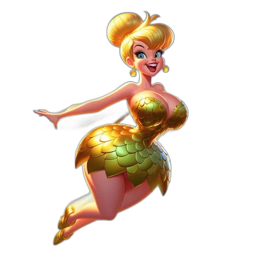 dress, crown, concept art, 3d render transparent PNG cut-out