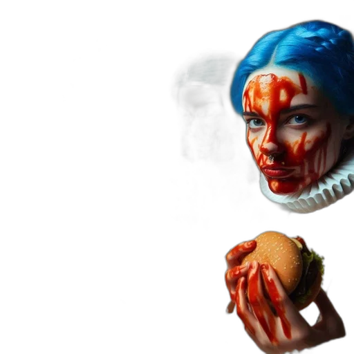 food, face, creature, mask transparent PNG cut-out