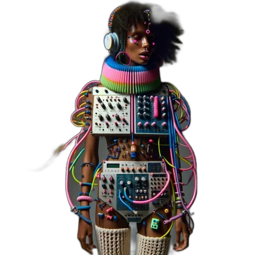 robot, jacket, jewelry, dress transparent PNG cut-out
