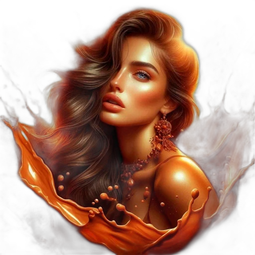 jewelry, face, crown, fantasy art transparent PNG cut-out