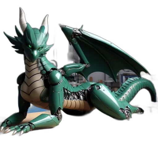 dragon, 3d render, concept art, fantasy art transparent PNG cut-out