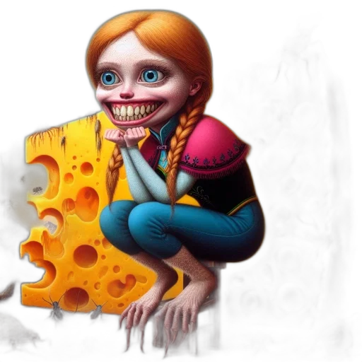 food, face, creature, concept art transparent PNG cut-out