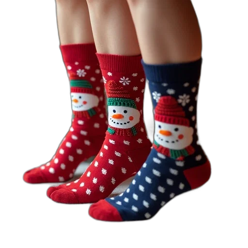 shoes, snowman, socks, women transparent PNG cut-out