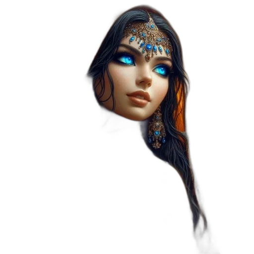 mask, face, staff, jewelry transparent PNG cut-out