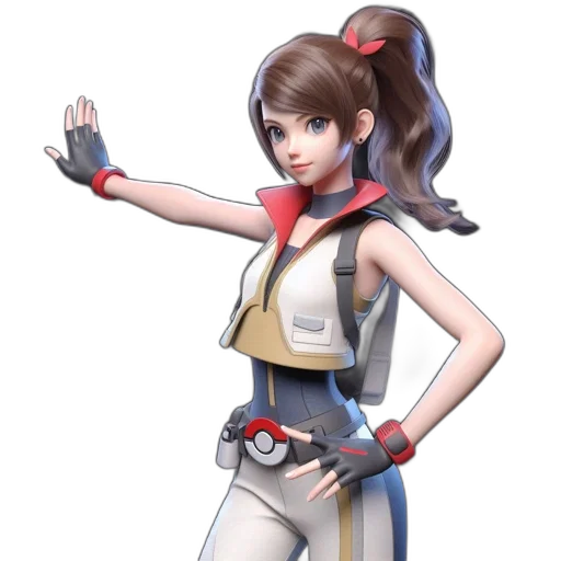 staff, weapon, concept art, 3d render transparent PNG cut-out