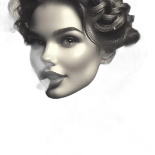 face, crown, mask, photorealistic transparent PNG cut-out