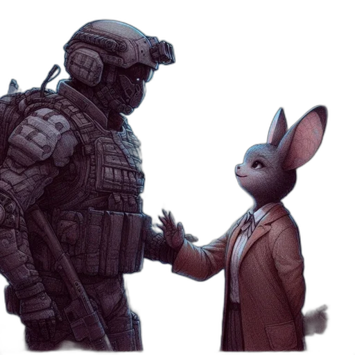 robot, animal, mask, weapon transparent PNG cut-out