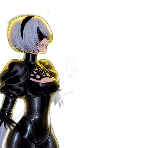 dress, robot, comic book art, concept art transparent PNG cut-out