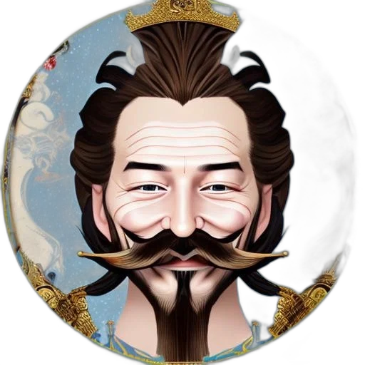mask, face, staff, crown transparent PNG cut-out