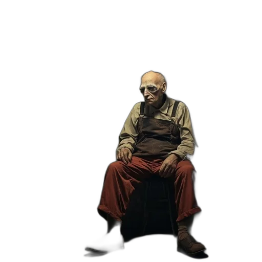 jacket, staff, mask, face transparent PNG cut-out
