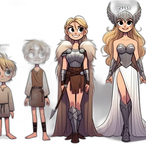 concept art, fantasy art, comic book art, pixel art transparent PNG cut-out