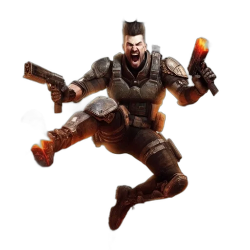 weapon, concept art, 3d render, fantasy art transparent PNG cut-out