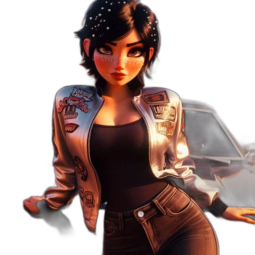 jacket, robot, car, concept art transparent PNG cut-out