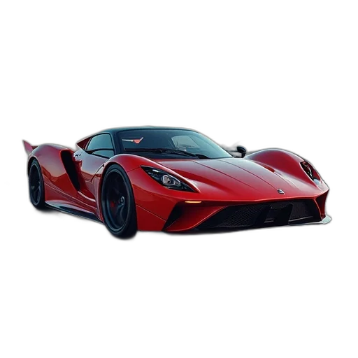 car, 3d render, photorealistic, design transparent PNG cut-out