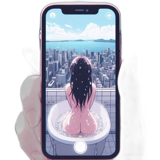 hair, dress, bottle, creature transparent PNG cut-out