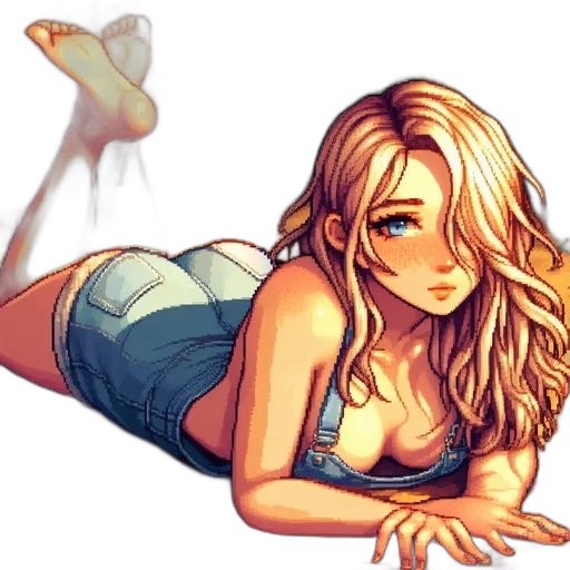 dress, comic book art, cartoon, concept art transparent PNG cut-out