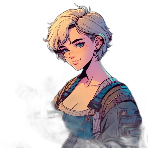 face, staff, concept art, pixel art transparent PNG cut-out