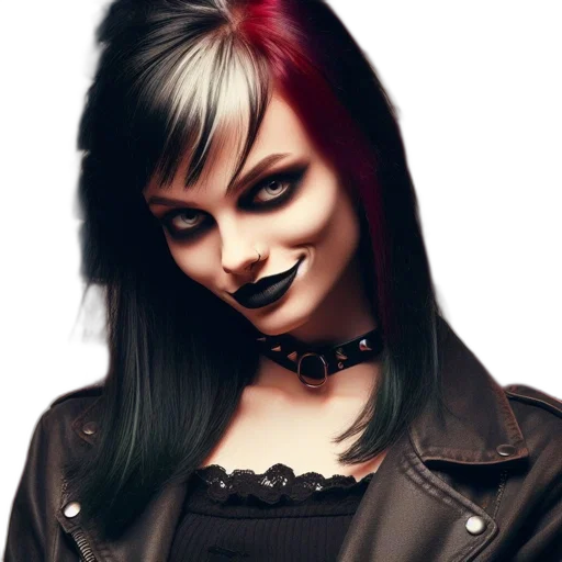 face, hair, photorealistic, concept art transparent PNG cut-out