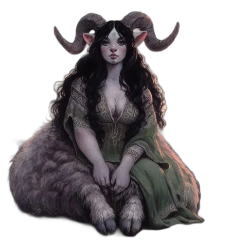 creature, dragon, dress, fantasy art transparent PNG cut-out