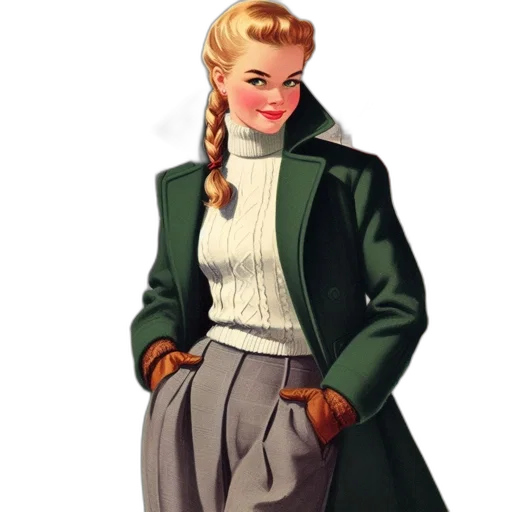 jacket, staff, dress, face transparent PNG cut-out