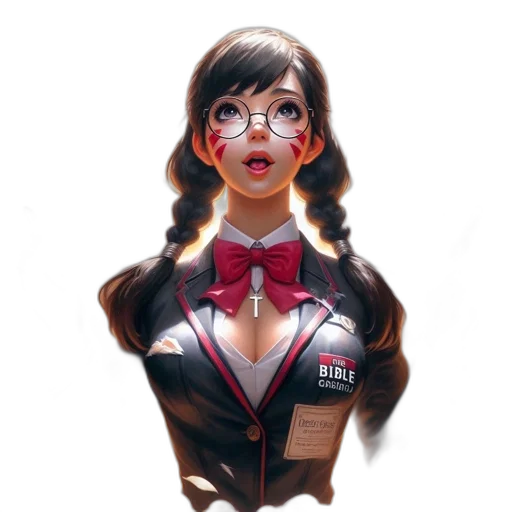 staff, dress, jacket, comic book art transparent PNG cut-out