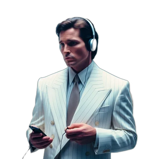 jacket, face, staff, robot transparent PNG cut-out