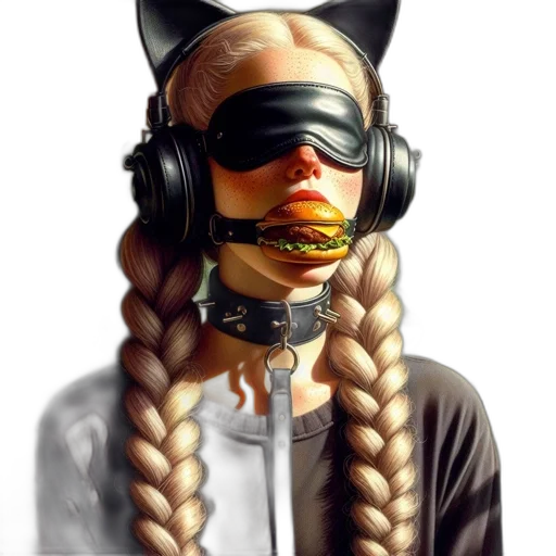 mask, face, staff, hair transparent PNG cut-out