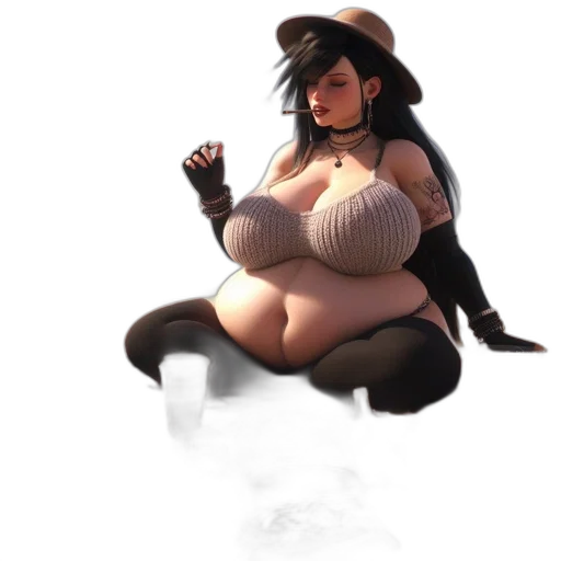 hat, dress, staff, weapon transparent PNG cut-out