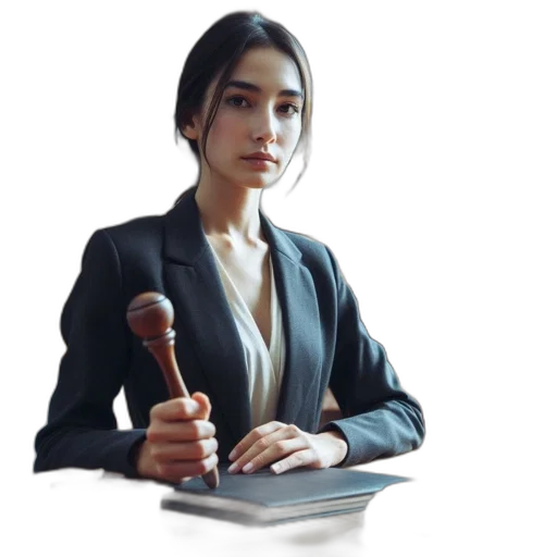 staff, woman, sits, desk transparent PNG cut-out