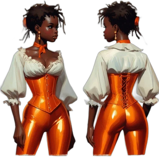 dress, jacket, concept art, fantasy art transparent PNG cut-out