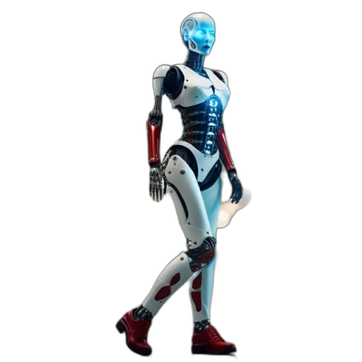 robot, mask, creature, weapon transparent PNG cut-out