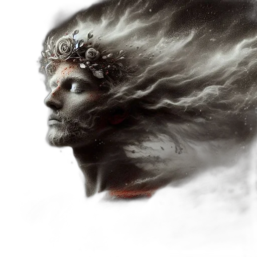 face, crown, hair, mask transparent PNG cut-out