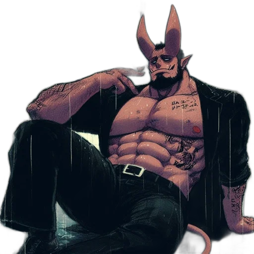 staff, comic book art, concept art, cyberpunk transparent PNG cut-out