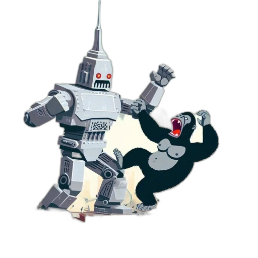 robot, weapon, concept art, pixel art transparent PNG cut-out