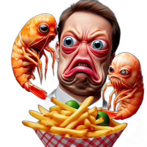 food, creature, face, mask transparent PNG cut-out