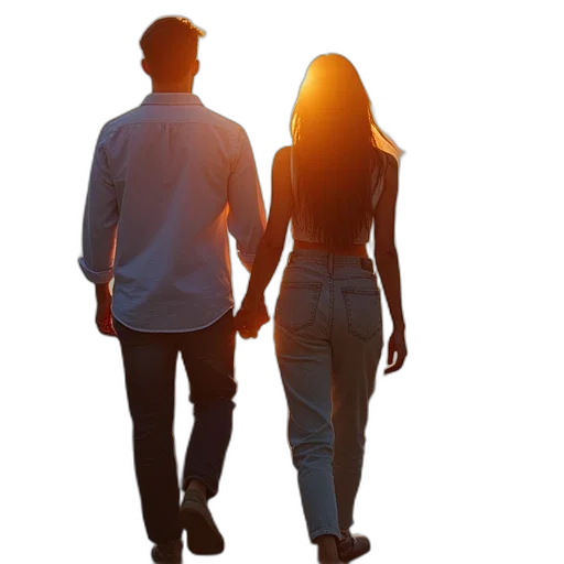 3d render, photorealistic, concept art, sunset transparent PNG cut-out