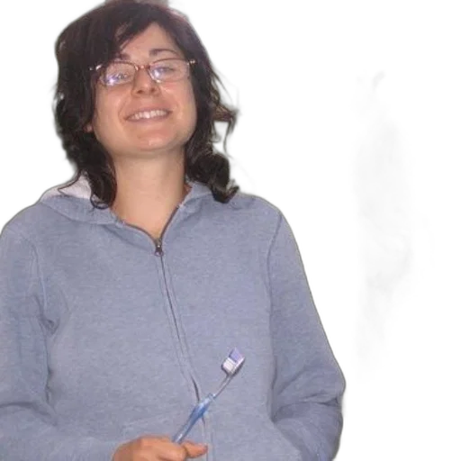 staff, jacket, woman, gray transparent PNG cut-out