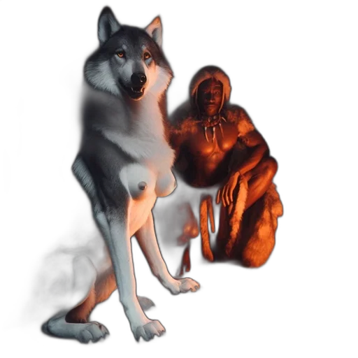 animal, creature, staff, concept art transparent PNG cut-out