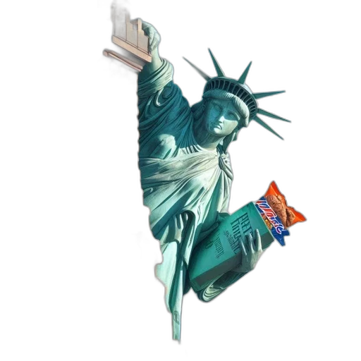 weapon, food, staff, vaporwave transparent PNG cut-out