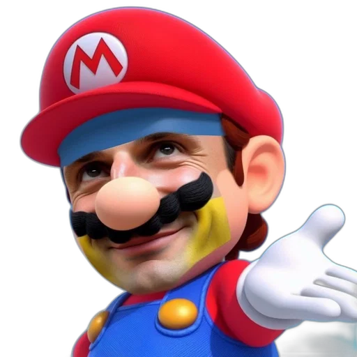 face, mask, hat, staff transparent PNG cut-out