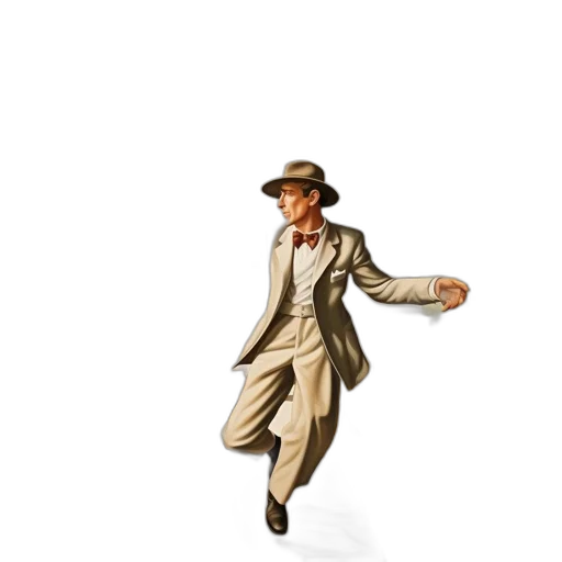 staff, hat, jacket, umbrella transparent PNG cut-out