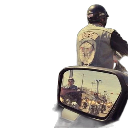 jacket, concept art, photorealistic, motorcycle transparent PNG cut-out
