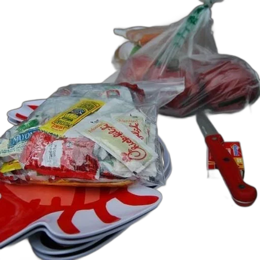 food, umbrella, shoes, weapon transparent PNG cut-out