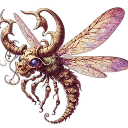 creature, dragon, animal, staff transparent PNG cut-out