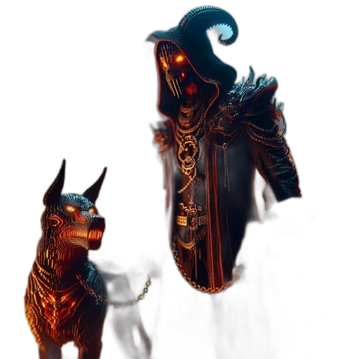 staff, creature, mask, dragon transparent PNG cut-out