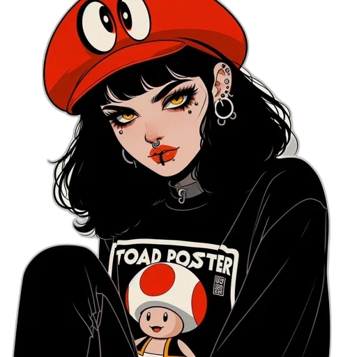 hat, cartoon, comic book art, pixel art transparent PNG cut-out