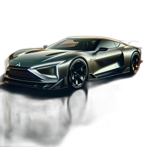 car, photorealistic, 3d render, concept art transparent PNG cut-out