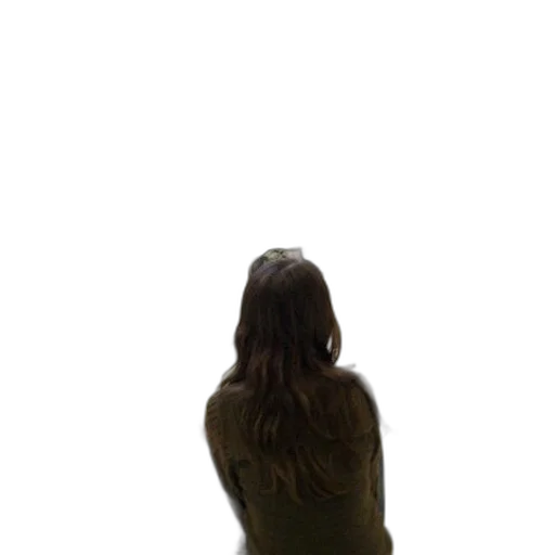 dress, hair, staff, jacket transparent PNG cut-out