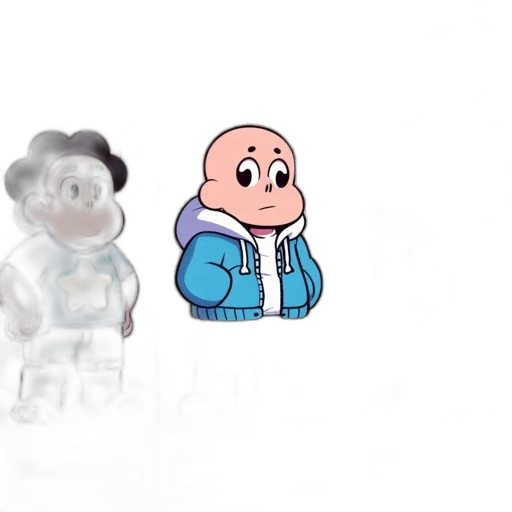 jacket, robot, face, creature transparent PNG cut-out